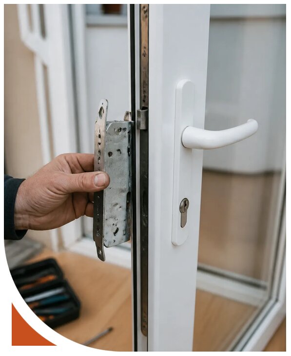 Ремонт замка пластиковой двери в Томске от 2732 р. | Разлок-Тмс